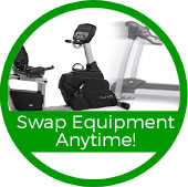 swap out fitness equipment anytime